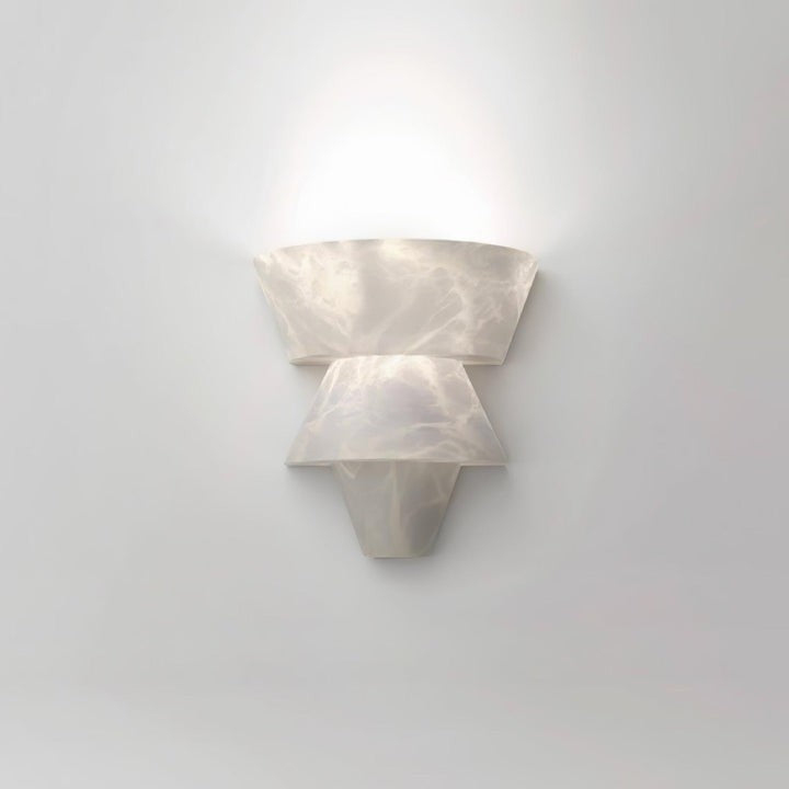 Alabaster Cone LED Wall Sconce
