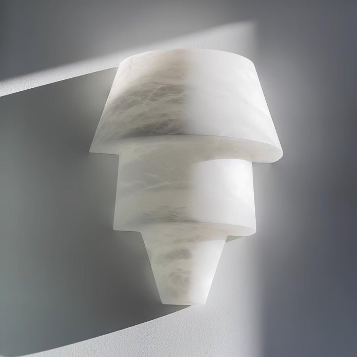 Alabaster Cone LED Wall Sconce