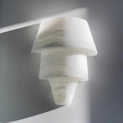 Alabaster Cone LED Wall Sconce