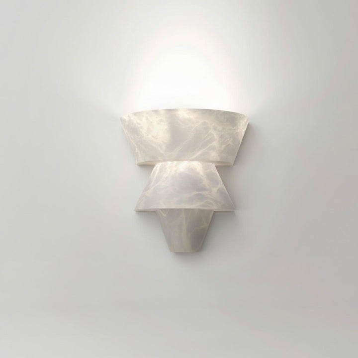Alabaster Cone LED Wall Sconce