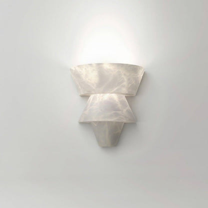 Alabaster Cone LED Wall Sconce