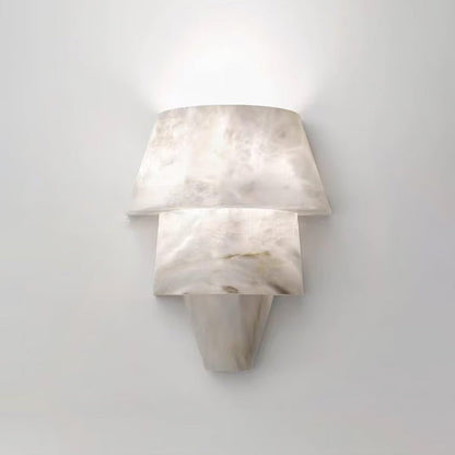 Alabaster Cone LED Wall Sconce