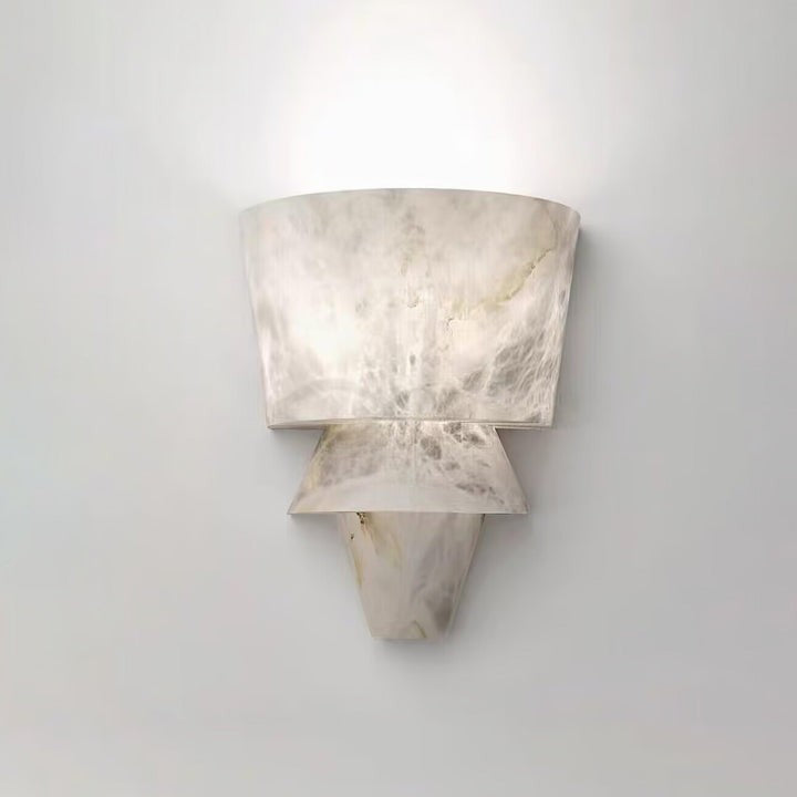 Alabaster Cone LED Wall Sconce