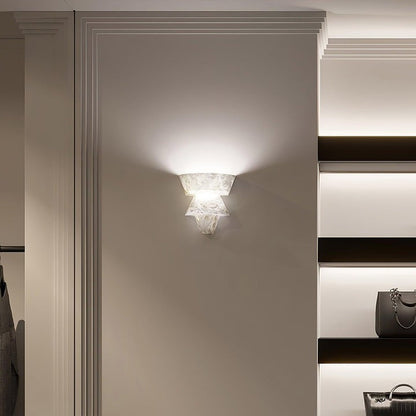 Alabaster Cone LED Wall Sconce