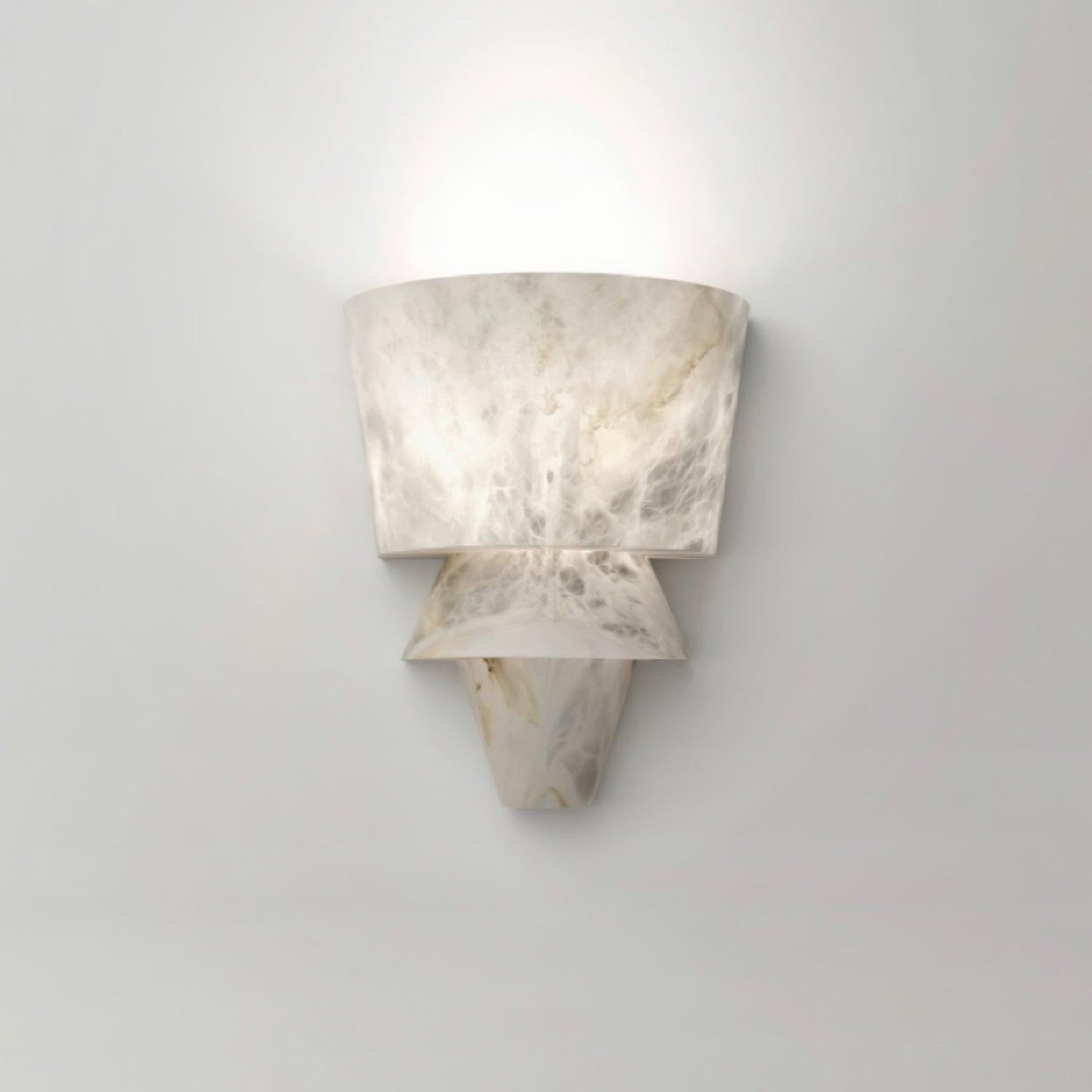 Alabaster Cone LED Wall Sconce