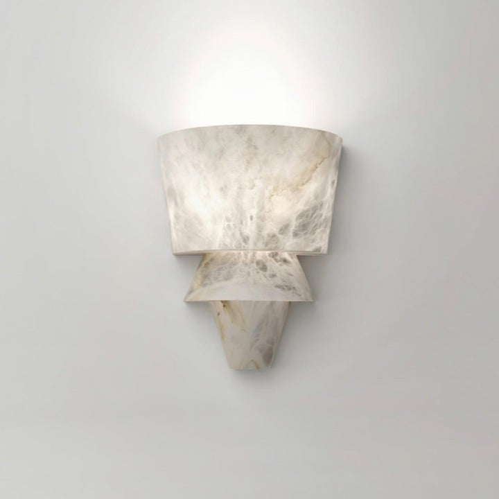 Alabaster Cone LED Wall Sconce