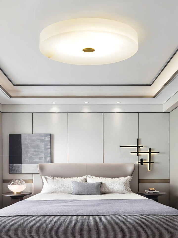 Alabaster Marble LED Flush Mount Ceiling Light