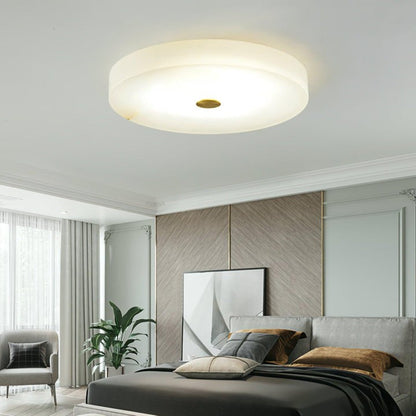 Alabaster Marble LED Flush Mount Ceiling Light