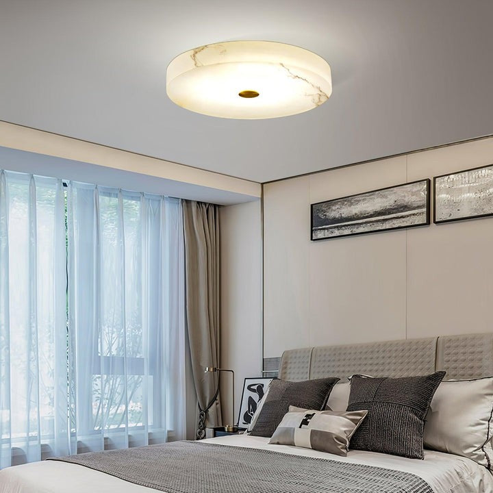 Alabaster Marble LED Flush Mount Ceiling Light