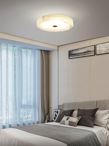 Alabaster Marble LED Flush Mount Ceiling Light