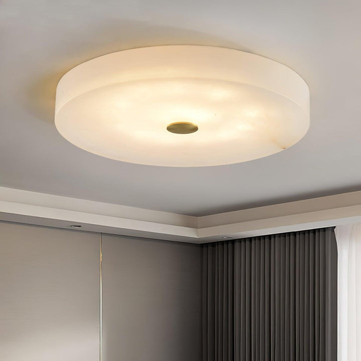 Alabaster Marble LED Flush Mount Ceiling Light