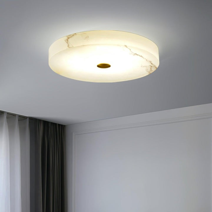 Alabaster Marble LED Flush Mount Ceiling Light