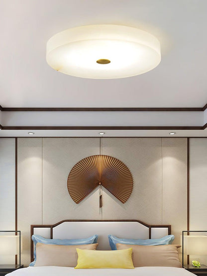 Alabaster Marble LED Flush Mount Ceiling Light