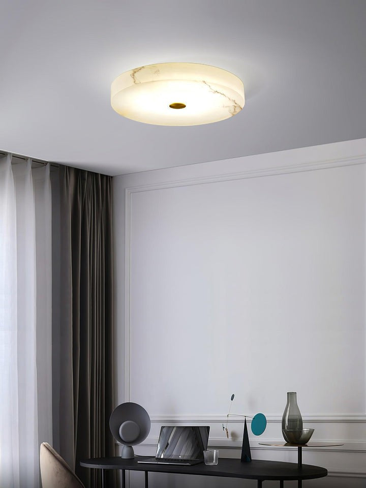 Alabaster Marble LED Flush Mount Ceiling Light