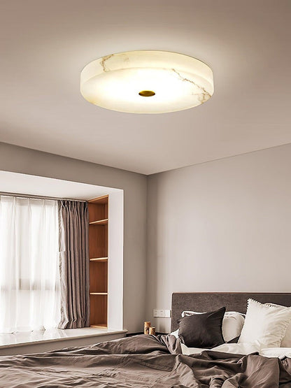 Alabaster Marble LED Flush Mount Ceiling Light