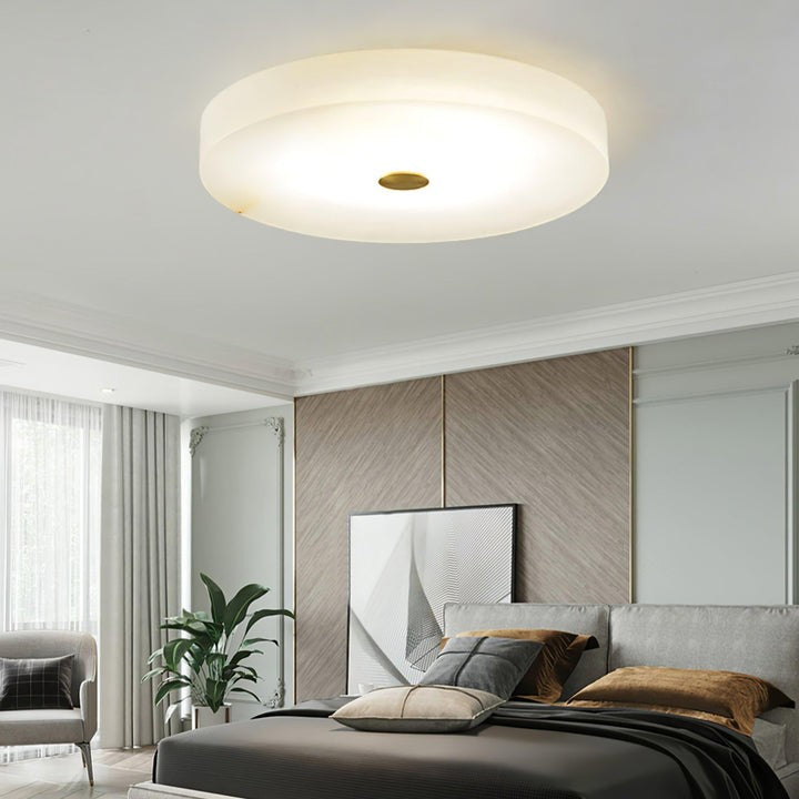 Alabaster Marble LED Flush Mount Ceiling Light