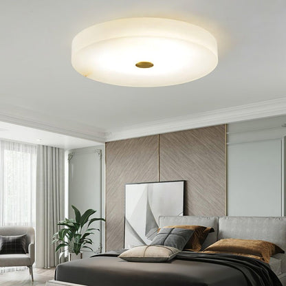 Alabaster Marble LED Flush Mount Ceiling Light