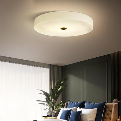 Alabaster Marble LED Flush Mount Ceiling Light