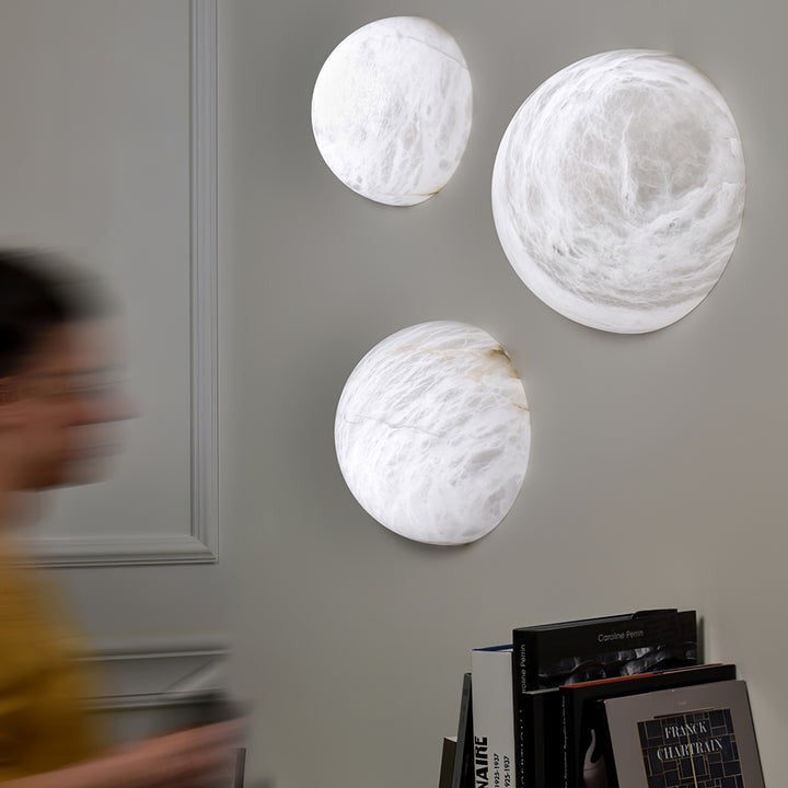 Alabaster Snowflake LED Wall Sconce - 3000K/4000K/6000K
