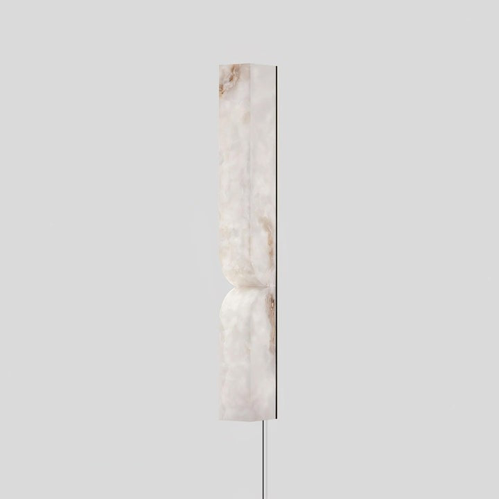 Alabaster Stone LED Plug-In Wall Sconce