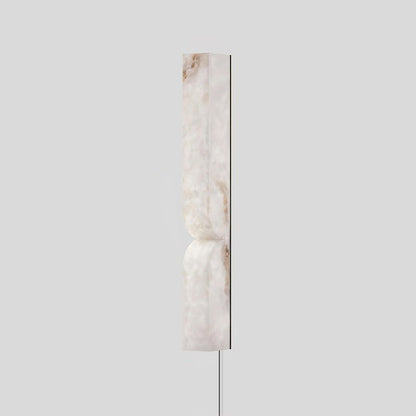 Alabaster Stone LED Plug-In Wall Sconce