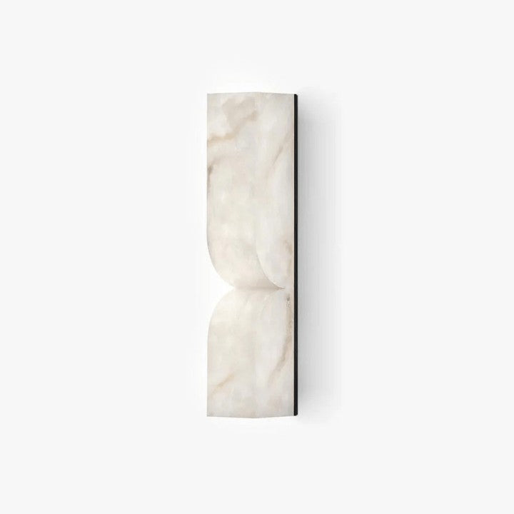 Alabaster Stone LED Plug-In Wall Sconce