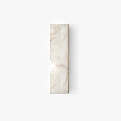 Alabaster Stone LED Plug-In Wall Sconce