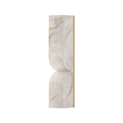 Alabaster Stone LED Plug-In Wall Sconce