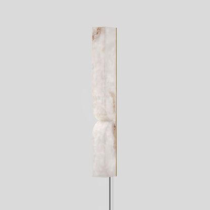 Alabaster Stone LED Plug-In Wall Sconce