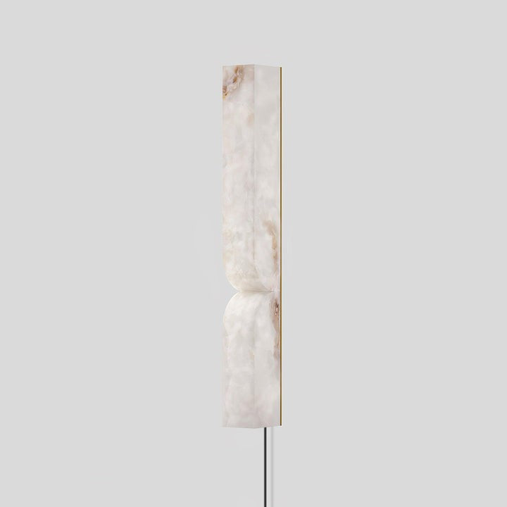 Alabaster Stone LED Plug-In Wall Sconce