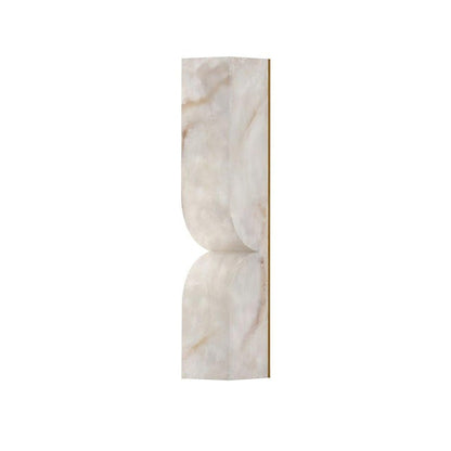 Alabaster Stone LED Plug-In Wall Sconce