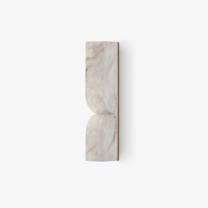 Alabaster Stone LED Plug-In Wall Sconce