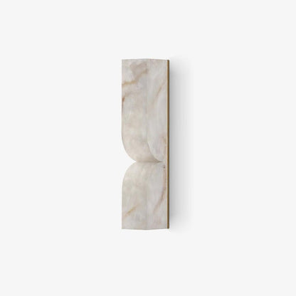 Alabaster Stone LED Plug-In Wall Sconce