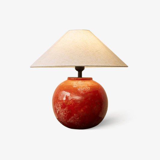 Ambient Ceramic Table Lamp with Fabric Shade