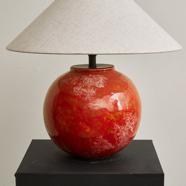 Ambient Ceramic Table Lamp with Fabric Shade