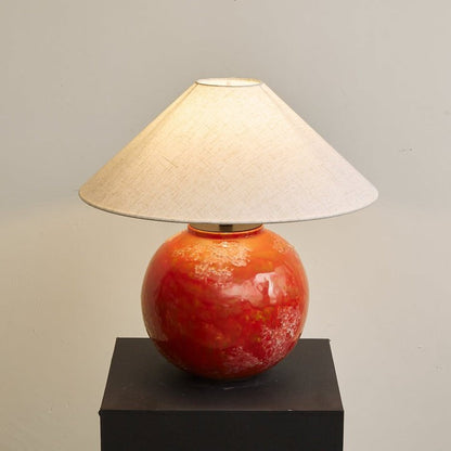 Ambient Ceramic Table Lamp with Fabric Shade