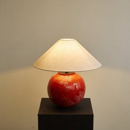 Ambient Ceramic Table Lamp with Fabric Shade