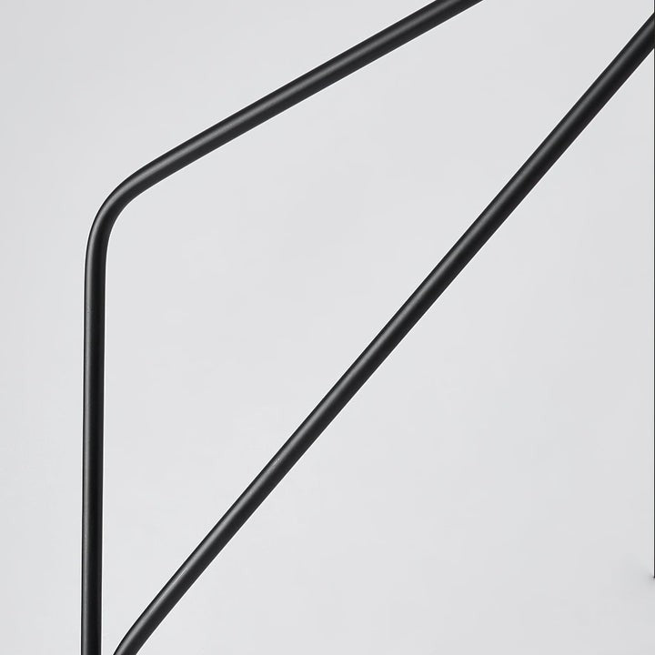 Angled Linen Shade Floor Lamp with Marble Base