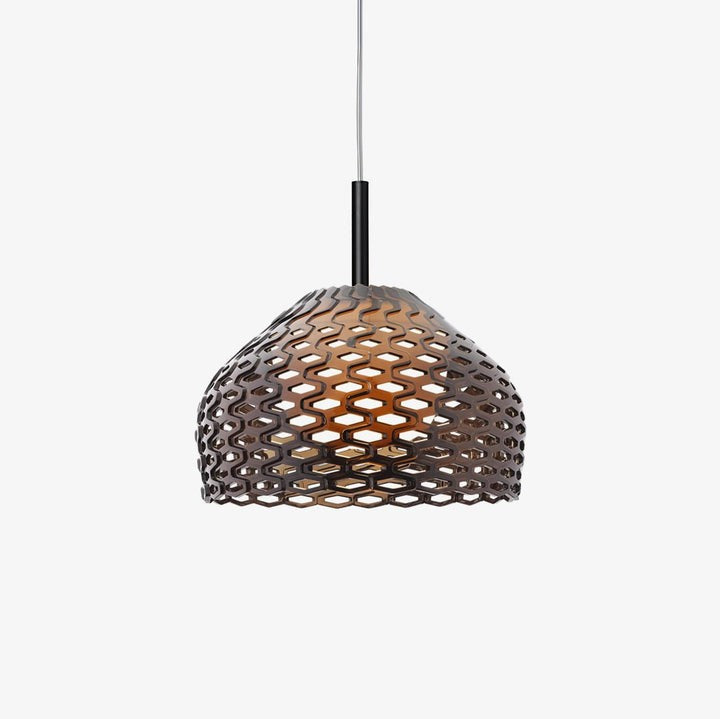 Armadillo-Inspired Metal Pendant Light