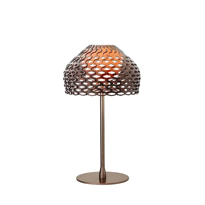 Armadillo-Inspired Metal Table Lamp with Soft Diffused Light