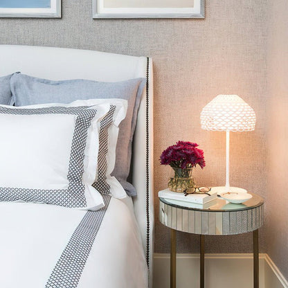 Armadillo-Inspired Metal Table Lamp with Soft Diffused Light