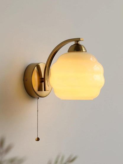 Art Deco Glass Shade Wall Sconce