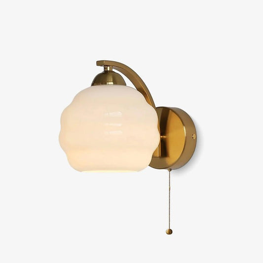 Art Deco Glass Shade Wall Sconce
