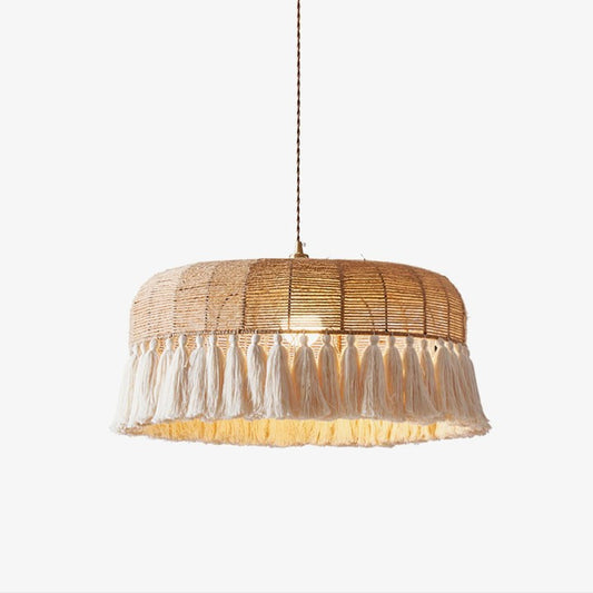Artisanal Jute Rope Pendant Lamp
