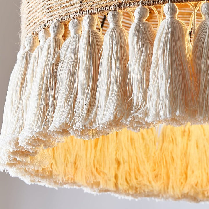 Artisanal Jute Rope Pendant Lamp