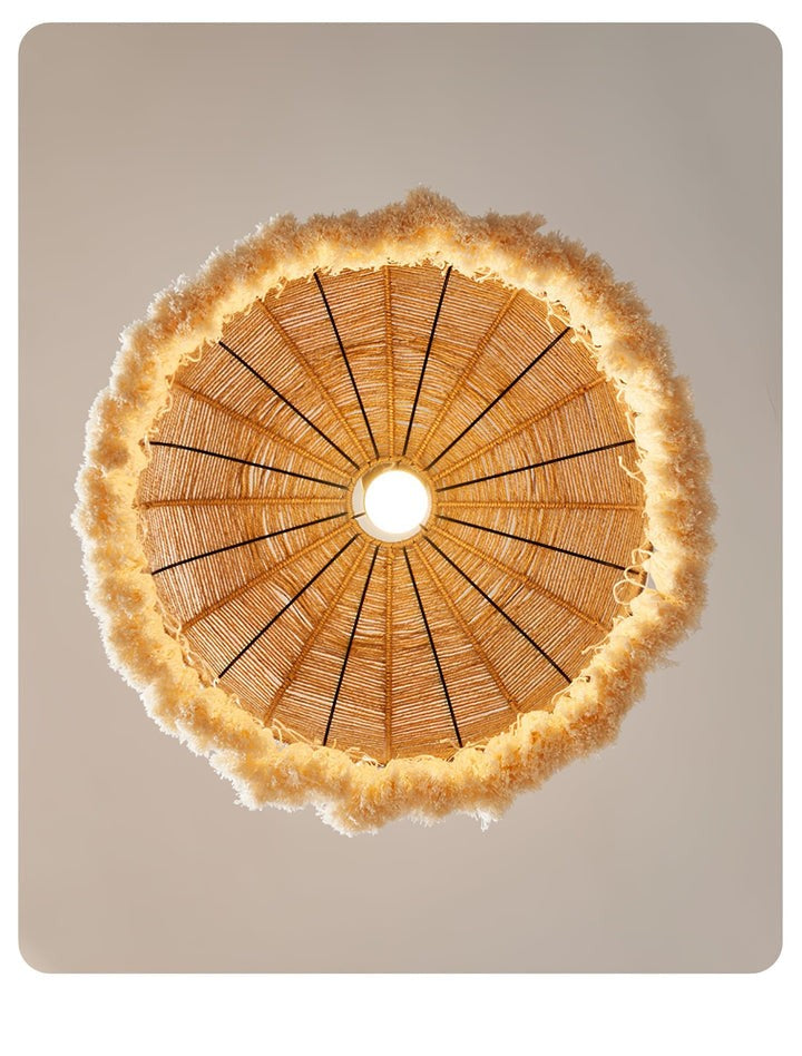 Artisanal Jute Rope Pendant Lamp