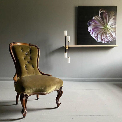 Asymmetric 4-Light Brass Wall Sconce
