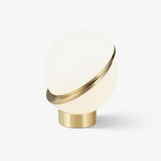 Asymmetrical Crescent Sphere LED Table Lamp