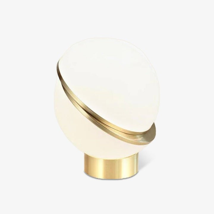 Asymmetrical Crescent Sphere LED Table Lamp
