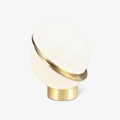 Asymmetrical Crescent Sphere LED Table Lamp